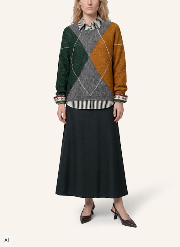XANDRES Pullover BRETT GRAU