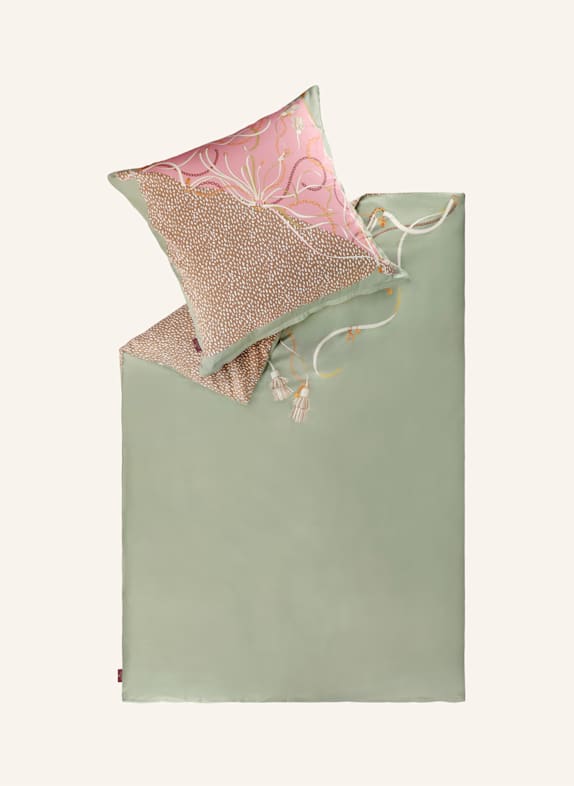 AIGNER Satin Bettwäsche DEBBIE GRÜN