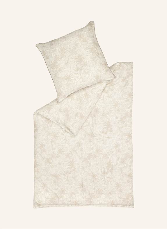 SPORTALM Satin Bettwäsche PALMS BEIGE