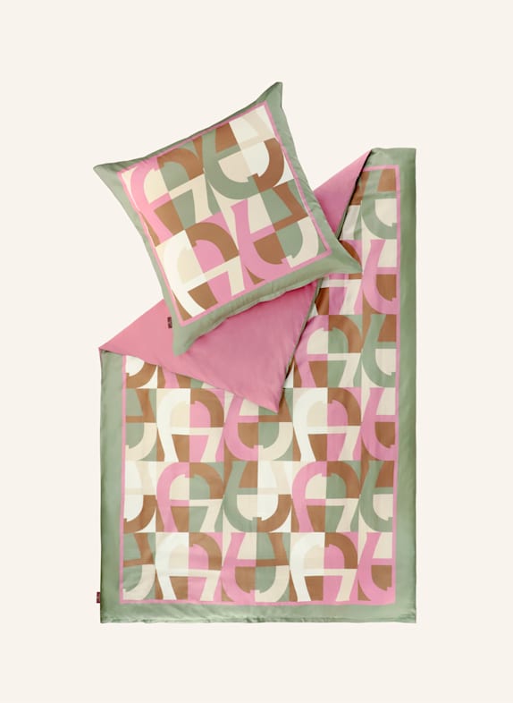 AIGNER Satin Bettwäsche DORA GRÜN