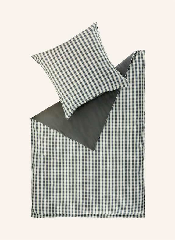 SCHÖNER WOHNEN KOLLEKTION Percal Bettwäsche VICHY DUNKELGRAU