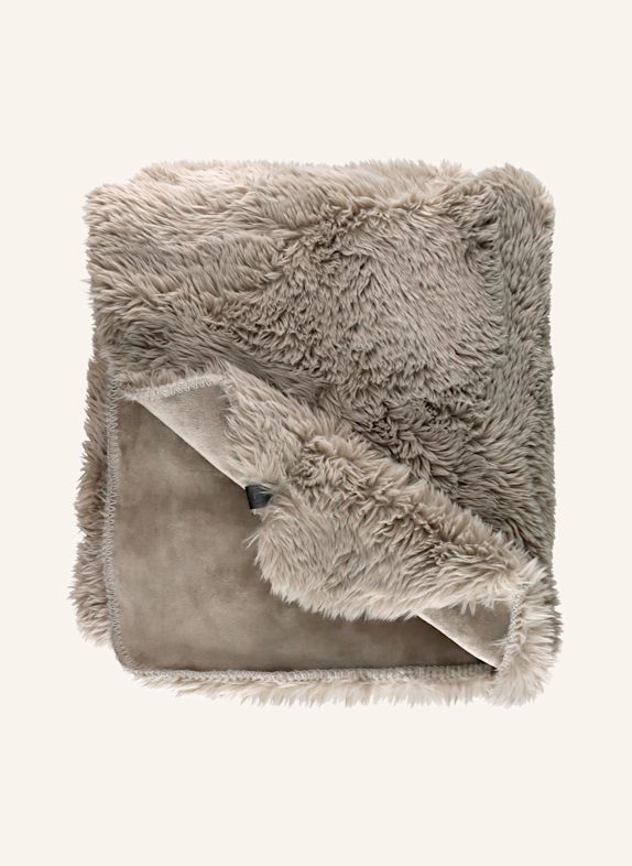 SCHÖNER WOHNEN KOLLEKTION Plaid LEISURE TAUPE