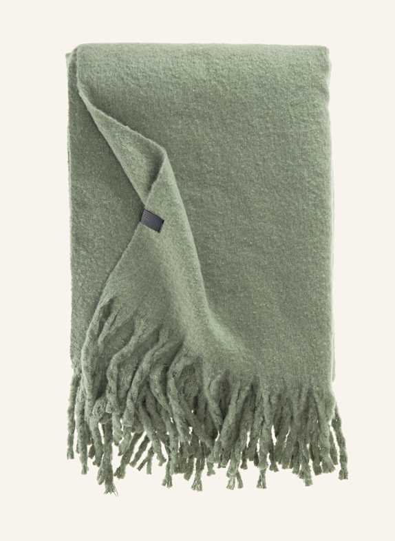 SCHÖNER WOHNEN KOLLEKTION Plaid PLENTY GRÜN