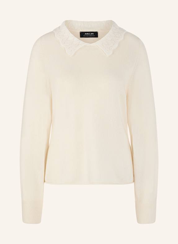 MARC CAIN Pullover WEISS/ CREME
