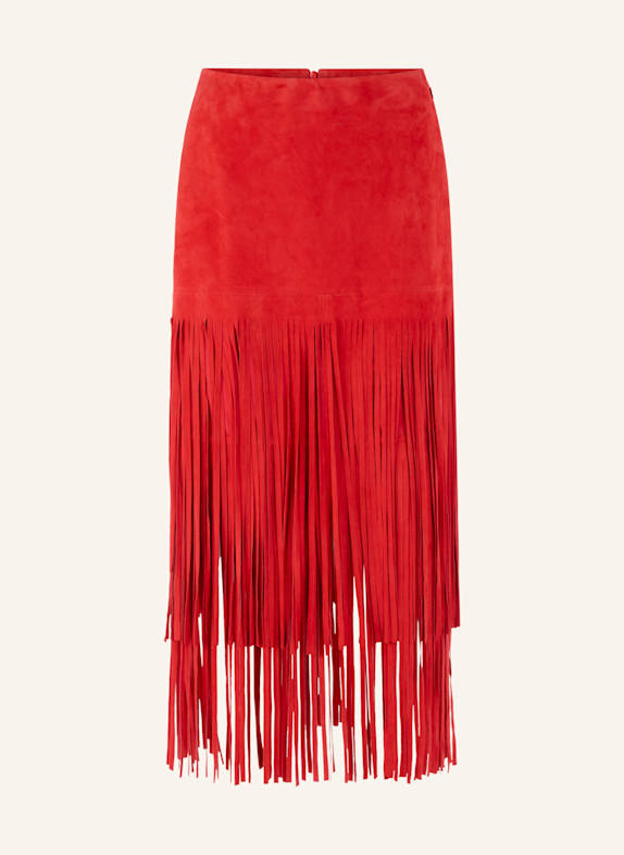 MARC CAIN Lederrock ROT