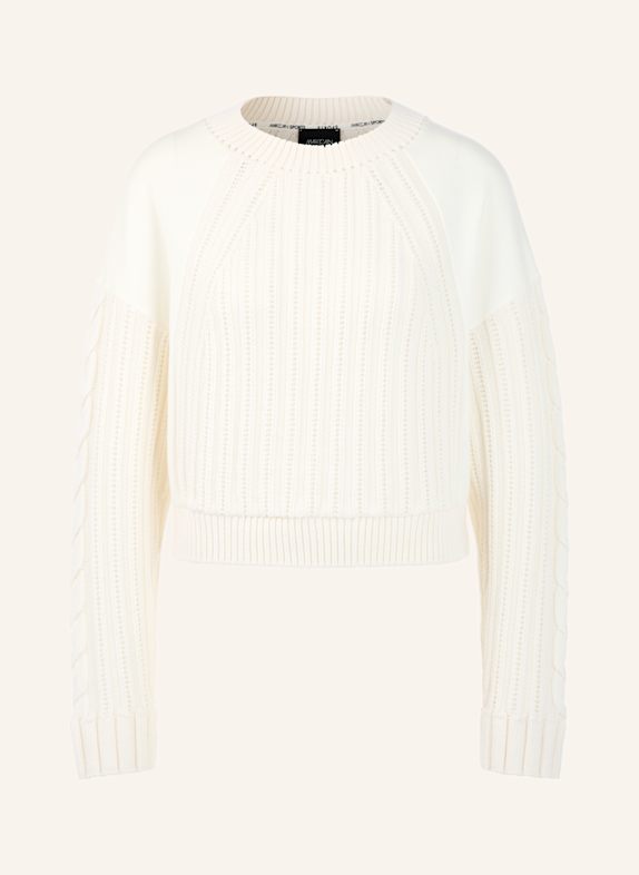 MARC CAIN Pullover WEISS/ CREME