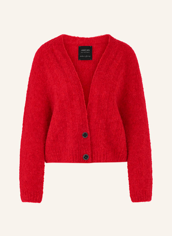 MARC CAIN Strickjacke mit Alpaka ROT
