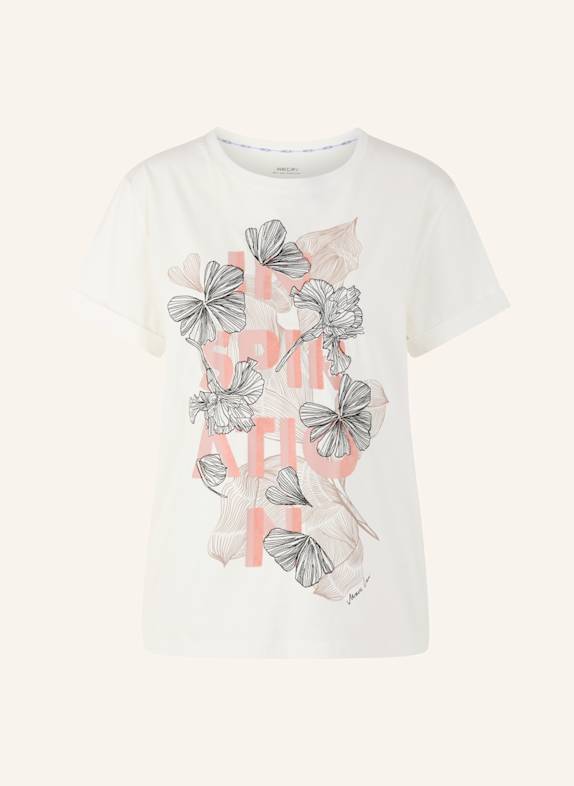 MARC CAIN T-Shirt WEISS/ CREME
