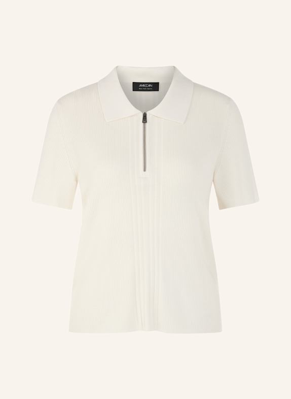 MARC CAIN Poloshirt WEISS/ CREME