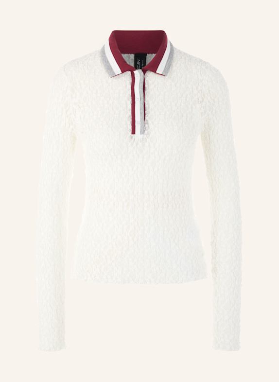 MARC CAIN Poloshirt WEISS/ CREME