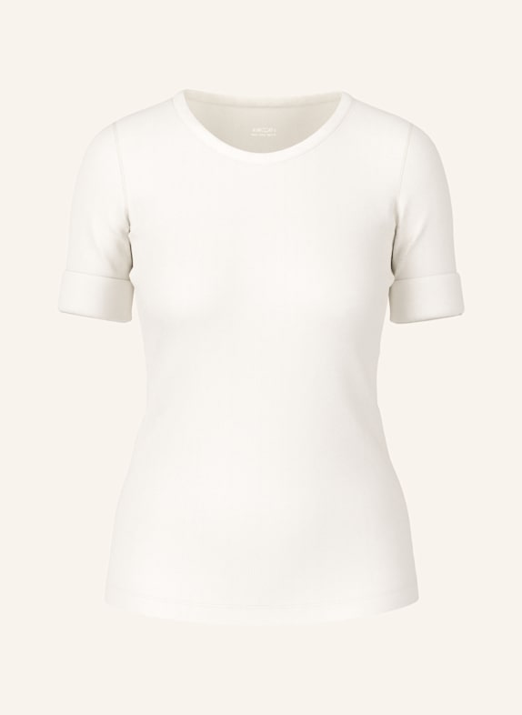 MARC CAIN Shirt mit 3/4-Arm WEISS/ CREME