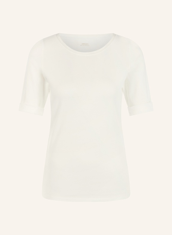 MARC CAIN T-Shirt WEISS/ CREME