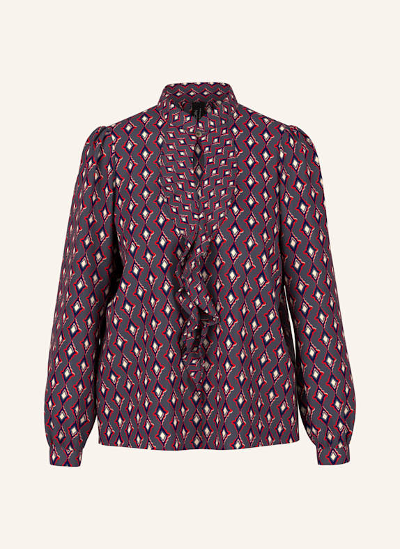 MARC CAIN Blusenshirt mit Volants BLAU