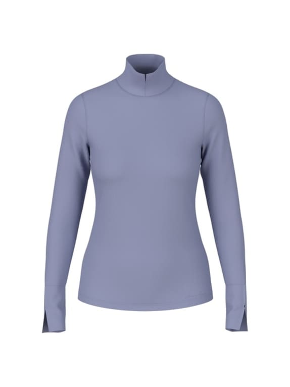 MARC CAIN Longsleeve mit Schmucksteinen LILA