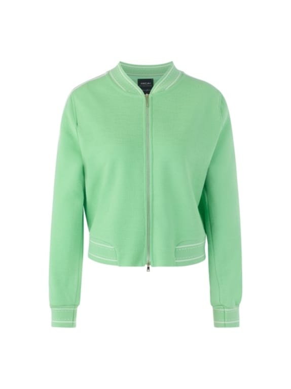 MARC CAIN Blouson mit Galonstreifen HELLGRÜN