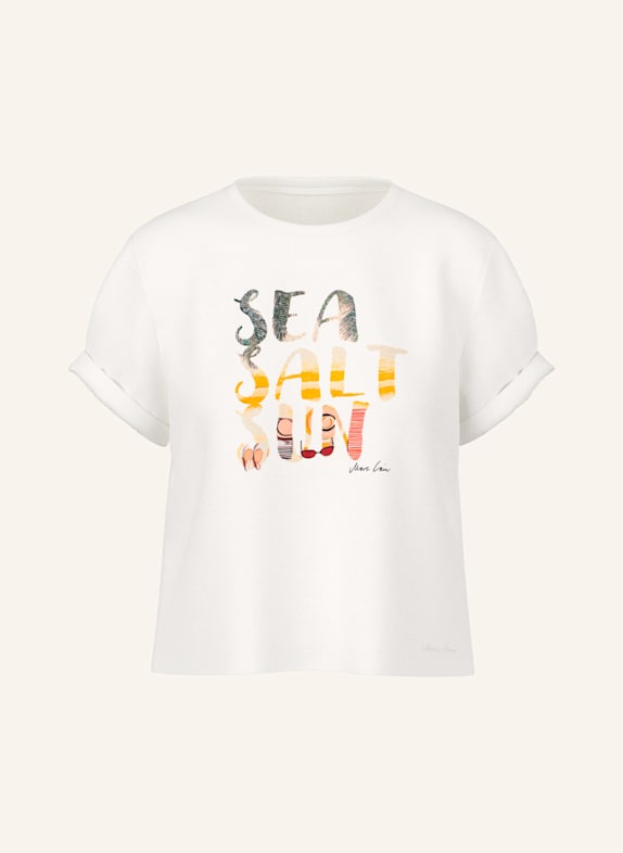 MARC CAIN T-Shirt WEISS/ CREME