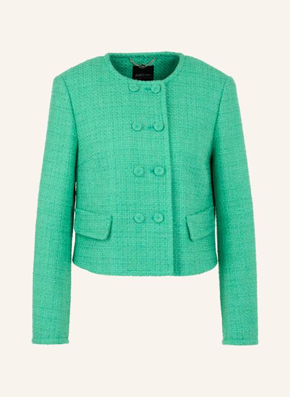 MARC CAIN Tweed-Jacke HELLGRÜN