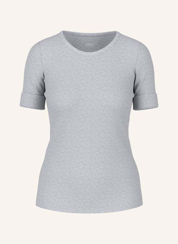 MARC CAIN Shirt mit 3/4-Arm GRAU/ HELLGRAU