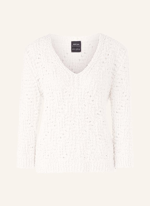 MARC CAIN Pullover WEISS/ CREME