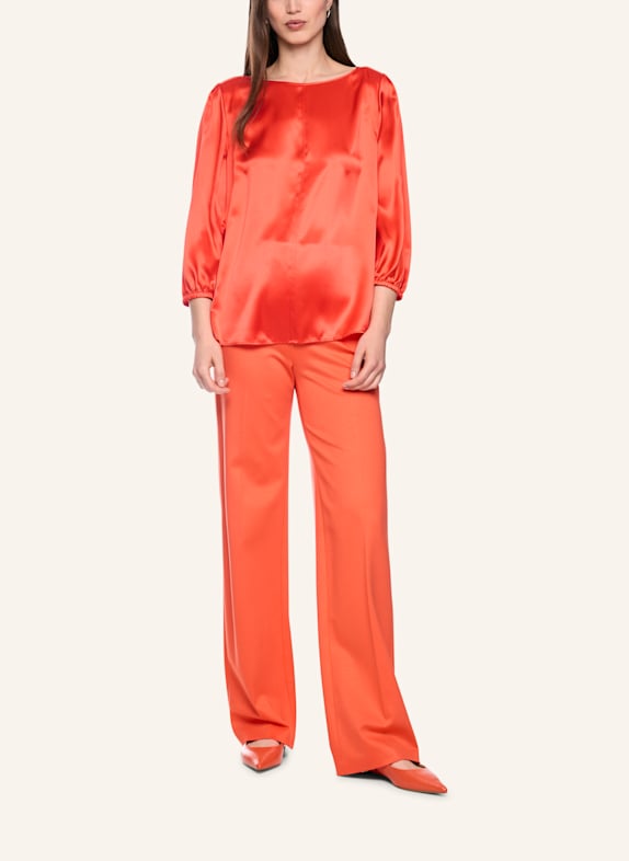 MARC CAIN Seidenbluse mit 3/4-Arm ROT