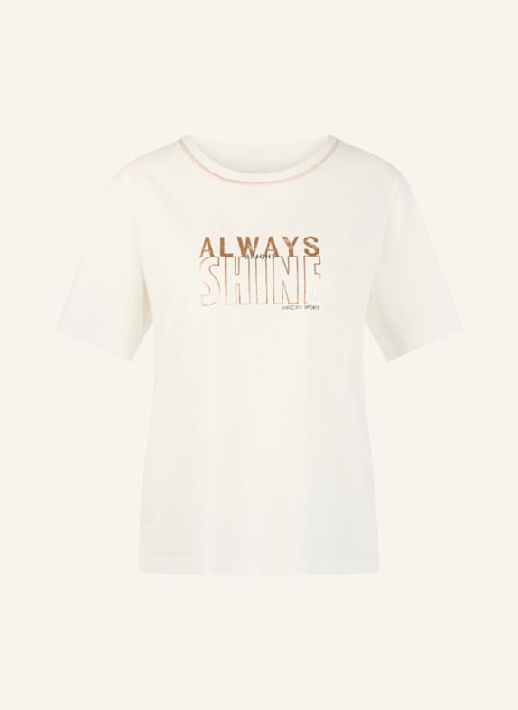 MARC CAIN T-Shirt WEISS/ CREME