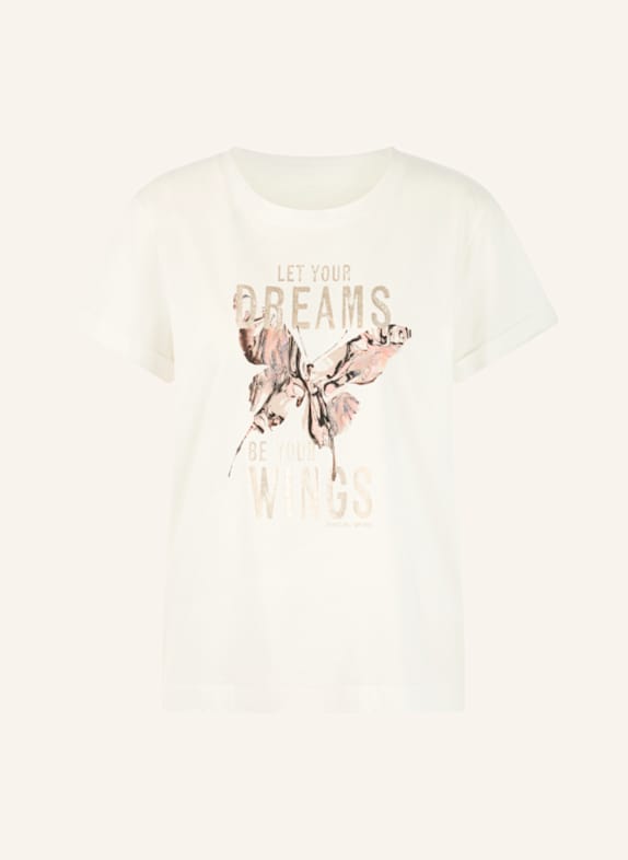 MARC CAIN T-Shirt WEISS/ CREME