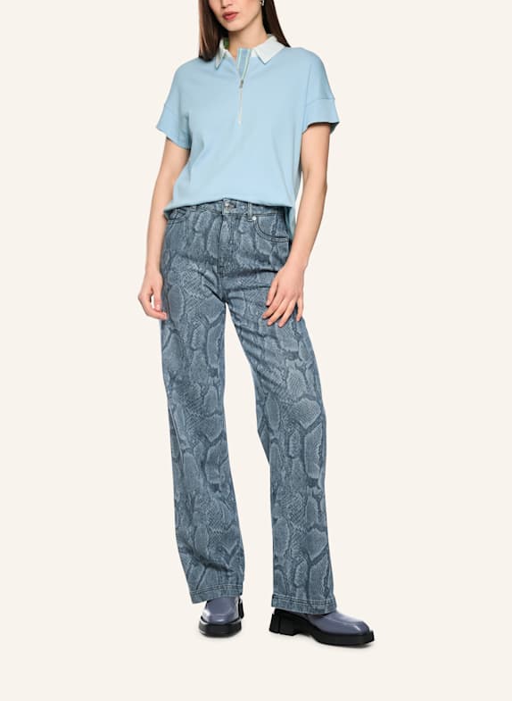 MARC CAIN Poloshirt HELLBLAU