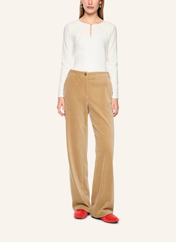 MARC CAIN T-Shirt WEISS/ CREME