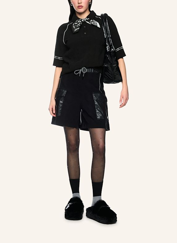 MARC CAIN Poloshirt SCHWARZ