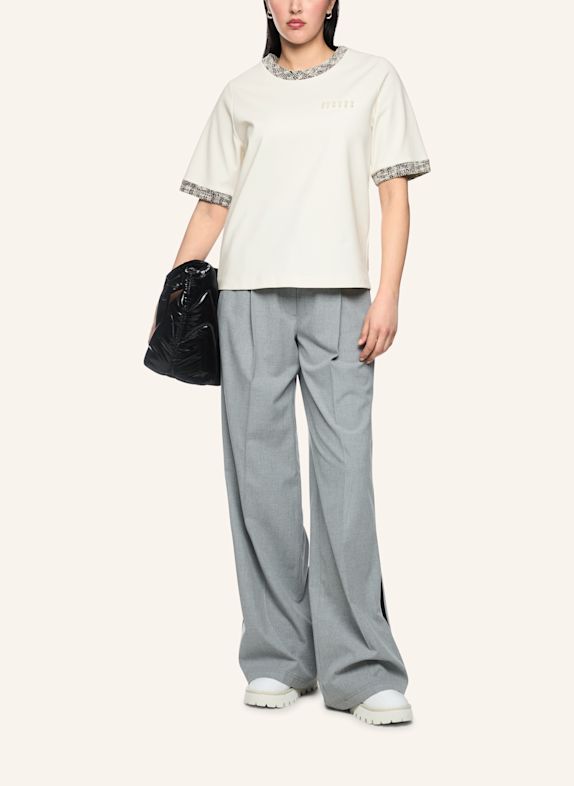 MARC CAIN T-Shirt WEISS / CREME