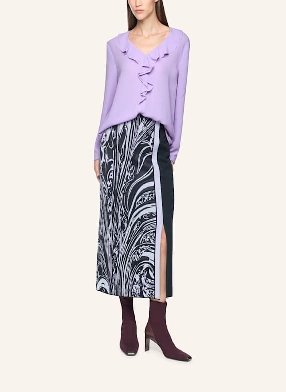 MARC CAIN Blusenshirt mit Volants LILA