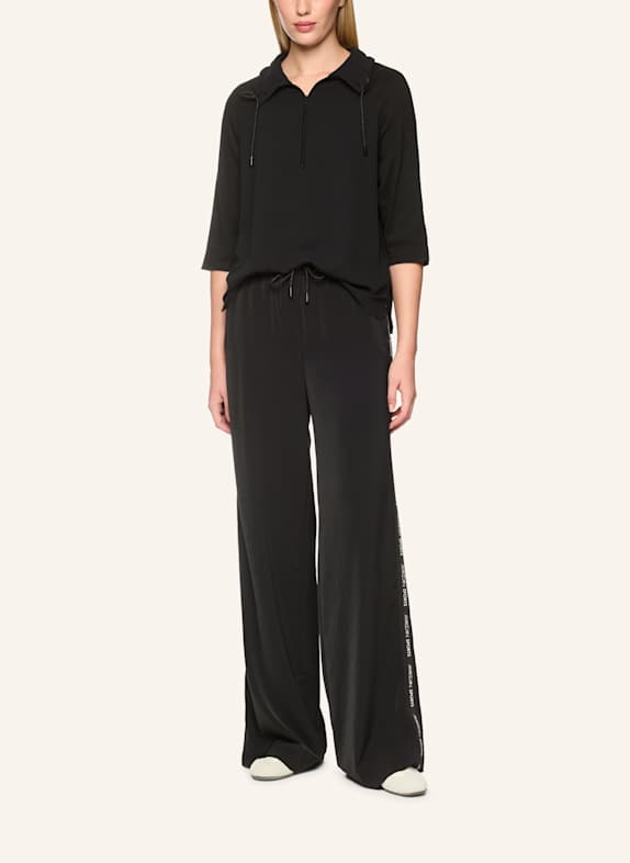 MARC CAIN Blusenshirt mit 3/4-Arm SCHWARZ