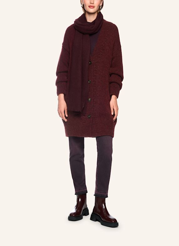 MARC CAIN Strickjacke mit Alpaka ROT