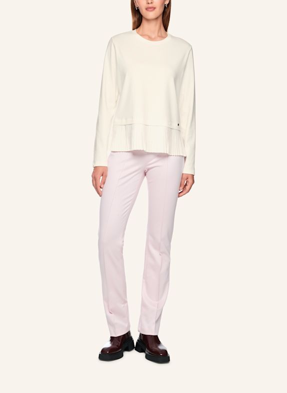 MARC CAIN T-Shirt WEISS / CREME