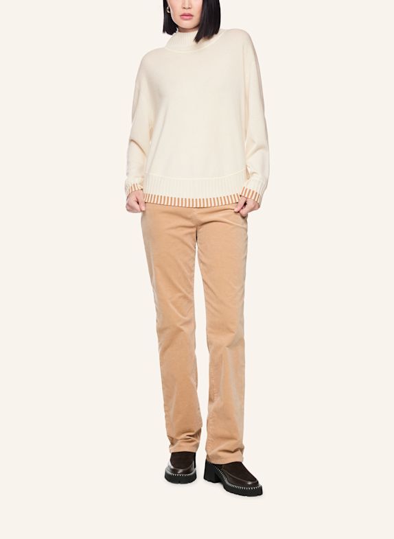 MARC CAIN Pullover WEISS / CREME
