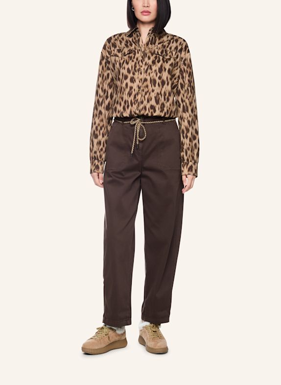 MARC CAIN Bluse DUNKELBRAUN
