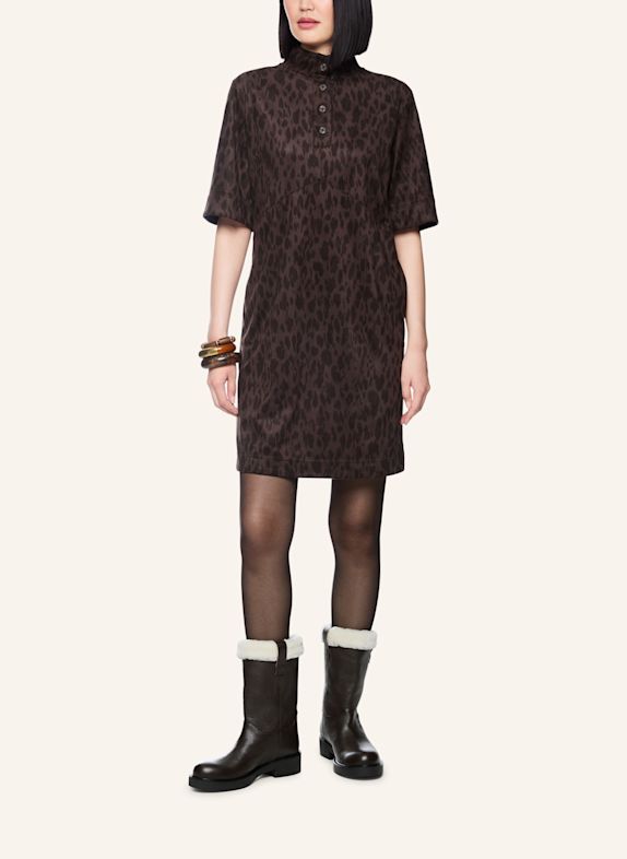 MARC CAIN Kleid DUNKELBRAUN