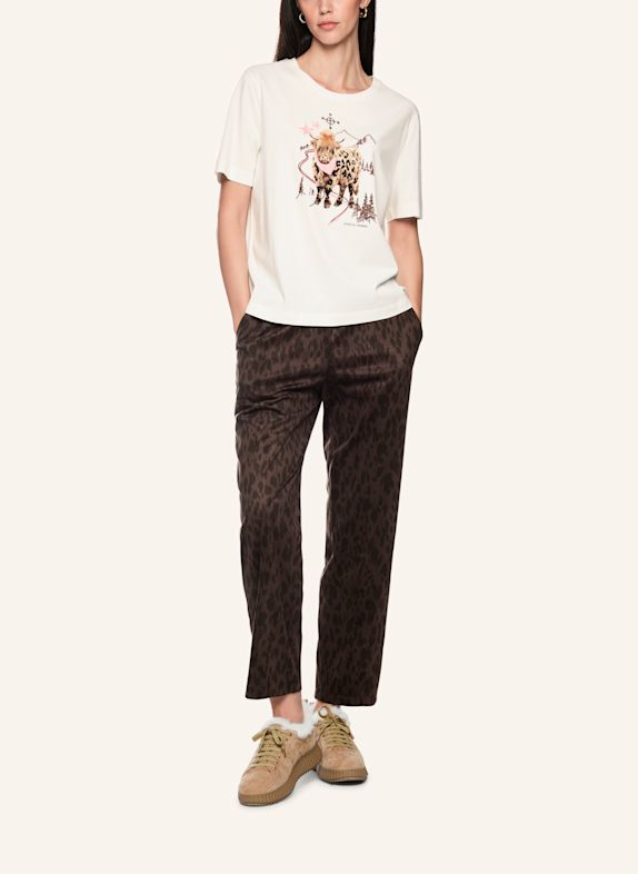 MARC CAIN T-Shirt WEISS / CREME