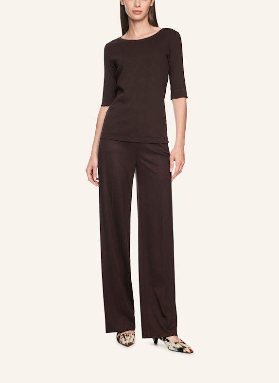 MARC CAIN T-Shirt DUNKELBRAUN