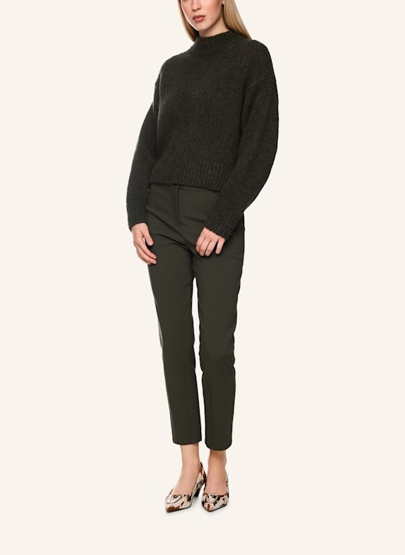 MARC CAIN Pullover mit Alpaka DUNKELGRÜN