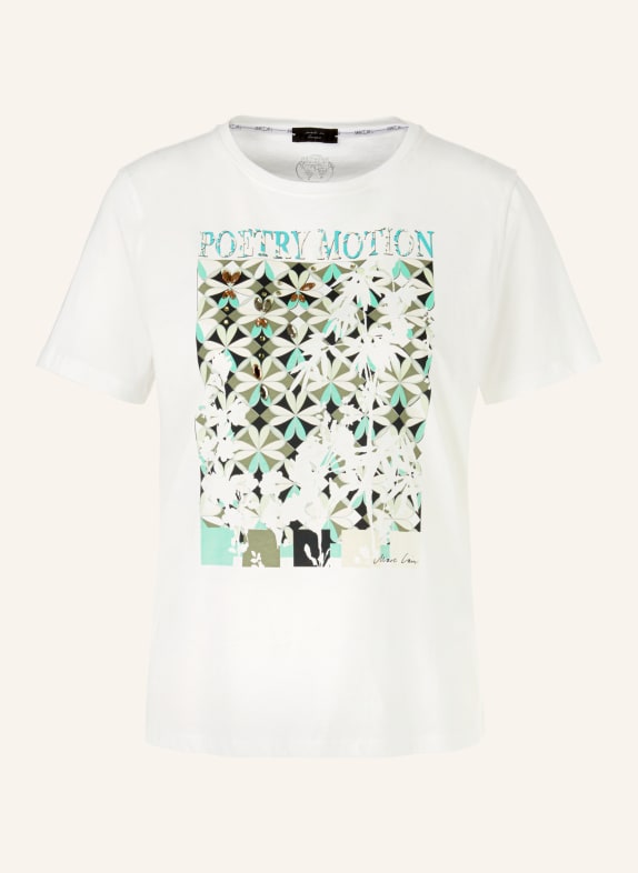 MARC CAIN T-Shirt WEISS/ CREME