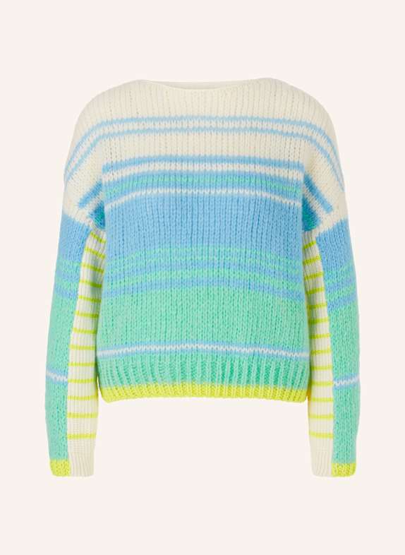 MARC CAIN Pullover mit Alpaka HELLBLAU