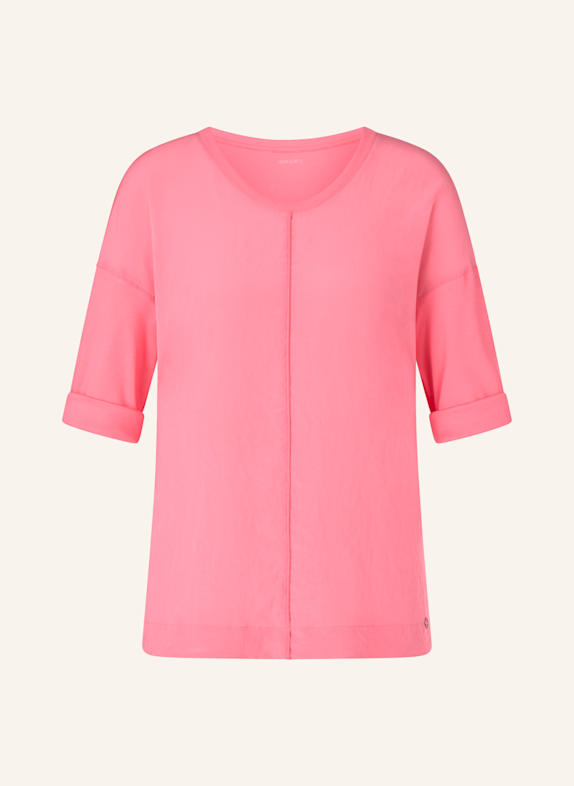 MARC CAIN Blusenshirt im Materialmix mit 3/4-Arm PINK