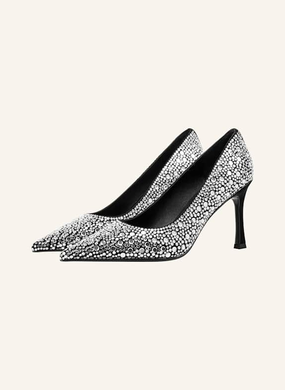 MARC CAIN Pumps SILBER