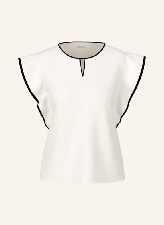 MARC CAIN T-Shirt WEISS/ CREME