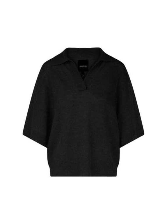 MARC CAIN Poloshirt SCHWARZ