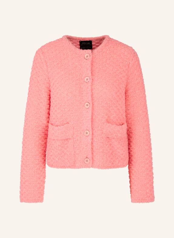 MARC CAIN Strickjacke mit Pailletten ROSA