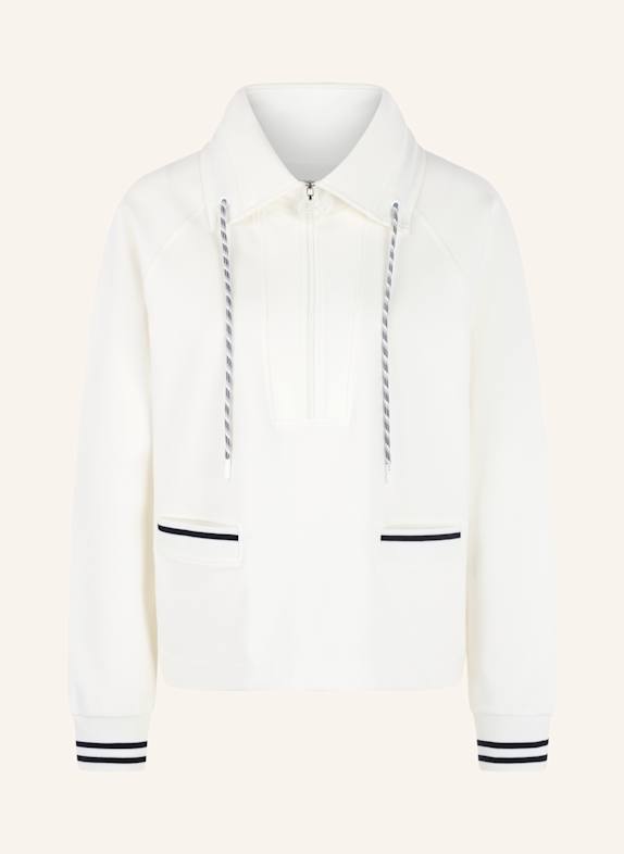 MARC CAIN Sweat-Shirt WEISS/ CREME