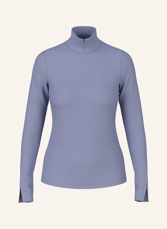 MARC CAIN Longsleeve mit Schmucksteinen LILA
