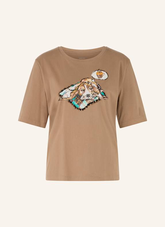 MARC CAIN T-Shirt BRAUN